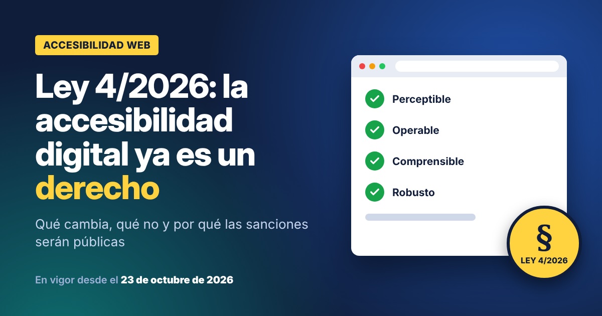 Nueva ley accesibilidad